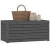 vidaXL Boîte de jardin gris 101x50,5x46,5 cm bois massif de pin