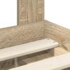 vidaXL Cadre de lit Sonoma 120 x 190 cm Bois de pin massif