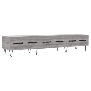 vidaXL Meuble TV sonoma gris 150x36x30 cm bois d'ing&eacute;nierie
