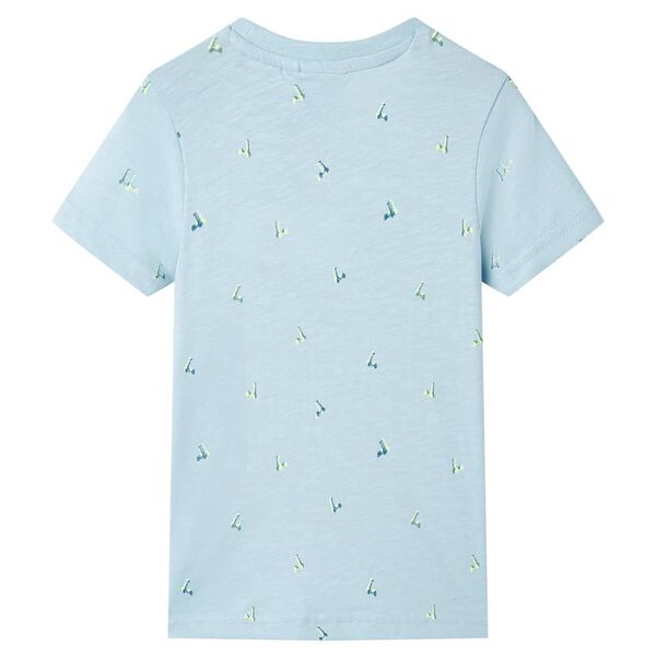 T-shirt pour enfants bleu clair 116