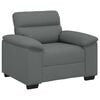 vidaXL Fauteuil gris fonc&eacute; 100x81x84 cm tissu