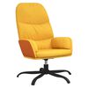 vidaXL Chaise de relaxation Jaune moutarde Tissu
