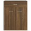 vidaXL Buffet Chêne marron 60x30x75 cm Bois d'ingénierie