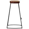 vidaXL Tabourets de bar lot de 2 marron fonc&eacute; 44x37,5x78 cm