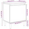 vidaXL Cabinet de chevet Ch&ecirc;ne artisanal 40 x 30 x 50 cm