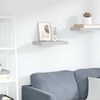 vidaXL &Eacute;tag&egrave;re murale flottante gris b&eacute;ton 40x23x3,8 cm MDF