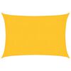 vidaXL Voile d'ombrage 160 g/m&sup2; rectangulaire jaune 2x2,5 m PEHD