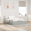 vidaXL Cadre de lit ottoman sans matelas gris clair 140x200 cm velours