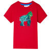 T-shirt pour enfants rouge 104