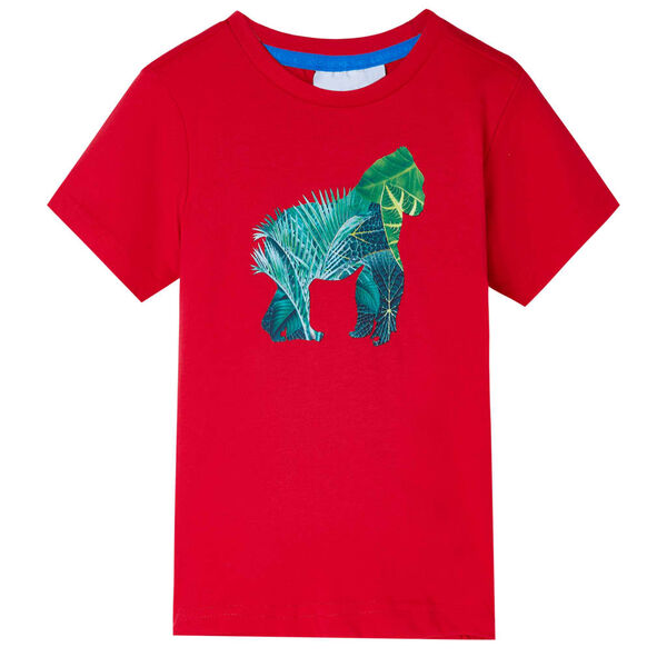 T-shirt pour enfants rouge 104