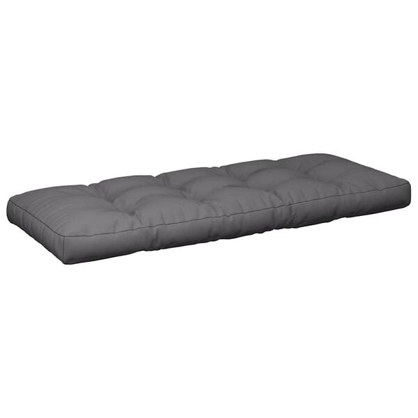 vidaXL Coussins de palette lot de 2 anthracite tissu