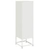 vidaXL Buffet haut blanc 36x39x123 cm acier