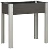 vidaXL Lit sur&eacute;lev&eacute; de jardin 75x40x75 cm WPC Gris