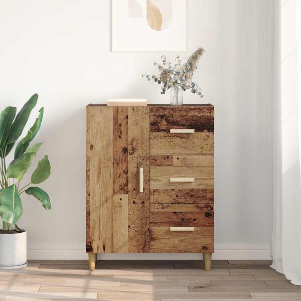 vidaXL Buffet Bois ancien 34 x 69,5 x 90 cm Bois d'ing&eacute;nierie