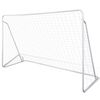 vidaXL Cage de but de football 240x90x150 cm acier haute qualit&eacute;