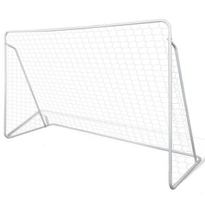 vidaXL Cage de but de football 240x90x150 cm acier haute qualit&eacute;