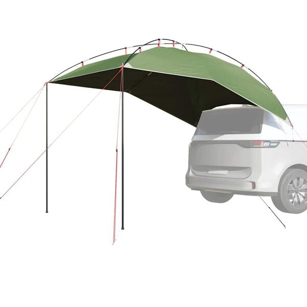 vidaXL Tente de voiture vert imperm&eacute;able