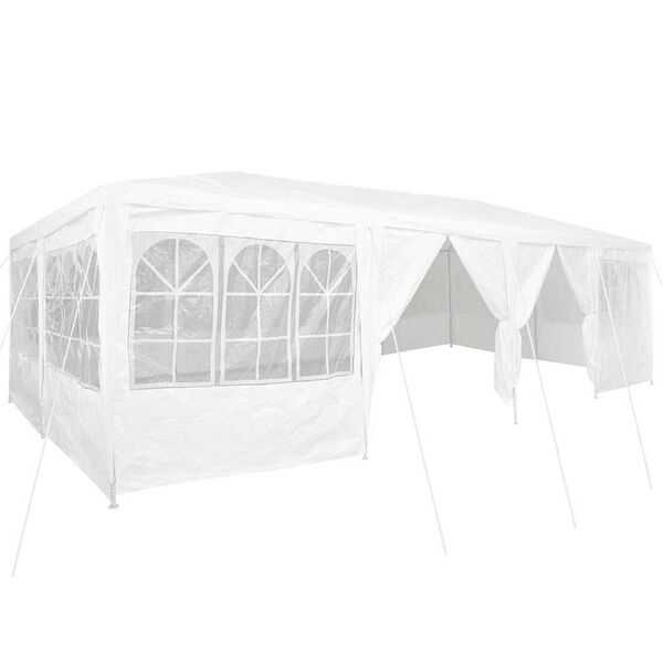 vidaXL Tente de fête Blanc 800 x 400 x 266 cm Polyester et Acier