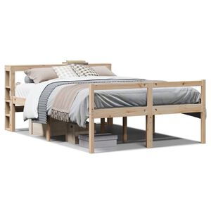 vidaXL Lit pour personne âgée avec tête de lit sans matelas 160x200 cm