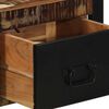 vidaXL Tables de chevet 2 pcs multicolore 40x35x25cm bois récupération