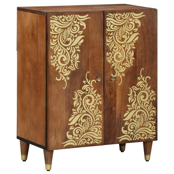 vidaXL Buffet Marron 60 x 33 x 75 cm Bois de mangue massif