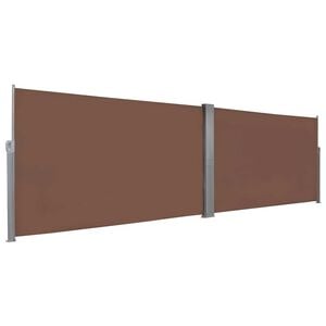 vidaXL Auvent lat&eacute;ral r&eacute;tractable 160 x 600 cm Marron