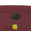 vidaXL Fauteuil inclinable de massage &eacute;lectrique rouge bordeaux