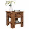 vidaXL Table basse vieux bois 40x40x42 cm bois d'ing&eacute;nierie