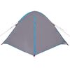 vidaXL Tente de camping à dôme 4 personnes bleu imperméable