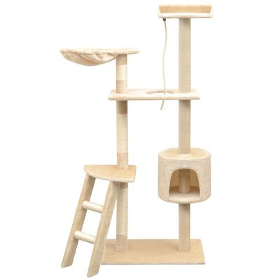 Vidaxl Arbre A Chat Avec Griffoirs En Sisal 150 Cm Beige Vidaxl Fr Vidaxl Arbre A Chat Avec Griffoirs En Sisal 150 Cm Beige Vidaxl Fr