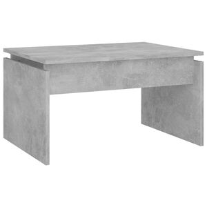 vidaXL Table basse gris b&eacute;ton 68x50x38 cm bois d'ing&eacute;nierie