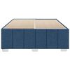 vidaXL Cadre de lit sans matelas bleu 160x200 cm tissu
