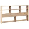 vidaXL Lit biblioth&egrave;que sans matelas 180x200 cm bois massif de pin