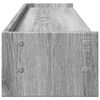 vidaXL Support de moniteur sonoma gris 100x24x16 cm bois d'ing&eacute;nierie