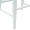 vidaXL Chaises de salle &agrave; manger 2 pcs Blanc 46 x 37 x 63 cm