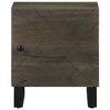 vidaXL Table de chevet noir 40x33x46 cm bois de manguier solide