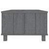 vidaXL Table basse HAMAR Gris foncé 100x55x35 cm Bois massif de pin