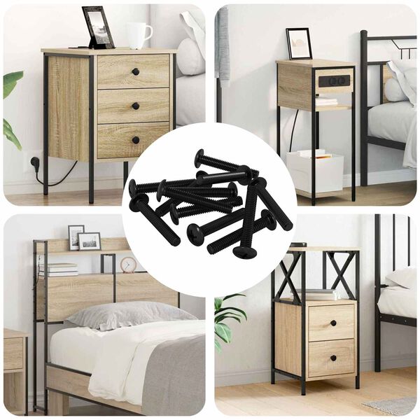 vidaXL Vis 12 pcs Argent&eacute; 5 x 30 mm Fer