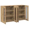 vidaXL Cabinets muraux 2 pcs Chêne artisanal 69,5 x 34 x 90 cm