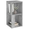vidaXL Armoire d'angle Gris béton 33x33x67 cm Bois d'ingénierie