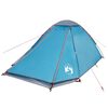 vidaXL Tente de camping &agrave; d&ocirc;me 2 personnes bleu imperm&eacute;able