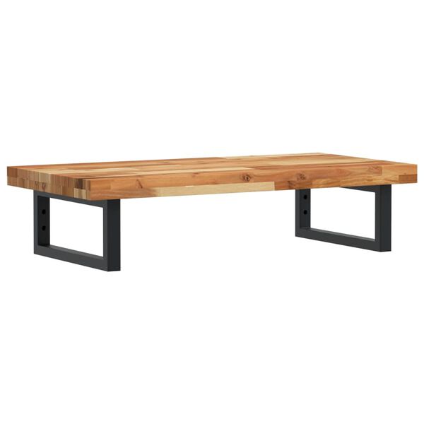 vidaXL &Eacute;tag&egrave;re de vasque murale acier et bois massif d'acacia