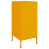 vidaXL Buffet jaune moutarde 36x39x79 cm acier