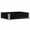 vidaXL Collier de palette noir 80x60 cm bois de pin solide