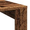 vidaXL Table basse vieux bois 100x100x35 cm bois d'ingénierie