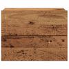 vidaXL Tables de chevet murales 2 pcs vieux bois 40x32x30 cm