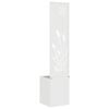 vidaXL &Eacute;cran de confidentialit&eacute; de jardin Fretwork Blanc 32 x 150 cm