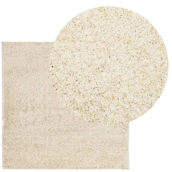 vidaXL Tapis shaggy PAMPLONA poils longs moderne dor&eacute; 200x200 cm