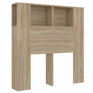 vidaXL Armoire de t&ecirc;te de lit Ch&ecirc;ne sonoma 100x18,5x102,5 cm