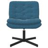 vidaXL Fauteuil relaxant pivotant Bleu 63 x 75 x 76 cm Velours